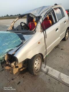 नजर हटी, दुर्घटना घटी! समृद्धी महामार्गावर गाडी चालवताना झोप लागली अन् अपघात झाला