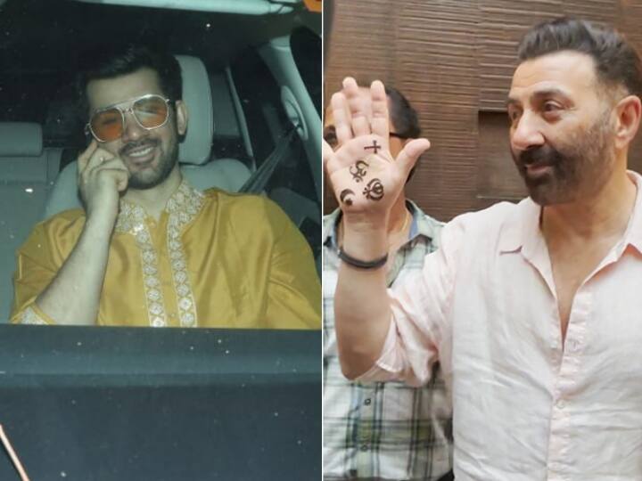 Karan Deol Haldi Ceremony:  एक्टर करण देओल बहुत जल्द द्रिशा आचार्या के साथ शादी के बंधन में बंधने जा रहे हैं. इसी बीच दोनों की हल्दी और मेहंदी सेरेमनी की कुछ तस्वीरें सोशल मीडिया सामने आई हैं.