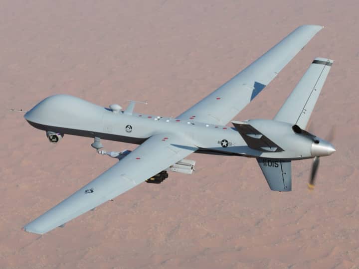 mq 9b reaper drone pm modi joe biden india plan to procure predators MQ-9B Drone: भारत में बनेगा लड़ाकू जेट का इंजन, आएगा दुनिया का सबसे खतरनाक ड्रोन, मोदी-बाइडेन ने किया स्वागत