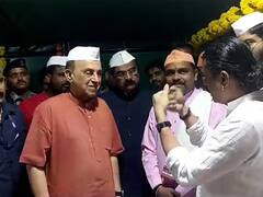 ज्ञानबा तुकाराम, ज्ञानबा तुकाराम... सुब्रमण्यम स्वामी माऊलींच्या वारी सोहळ्यात सहभागी; टाळ, मृदुंगांच्या तालात तल्लीन