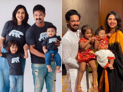 actor nakuls wife shruthi pens a beautiful birthday note to her husband Nakul Birthday: ” நான் நன்றிக்கடன் பட்டிருக்கிறேன்” - நகுல் பிறந்தநாளுக்கு உருக்கமாக வாழ்த்துத் தெரிவித்த மனைவி ஷ்ருதி