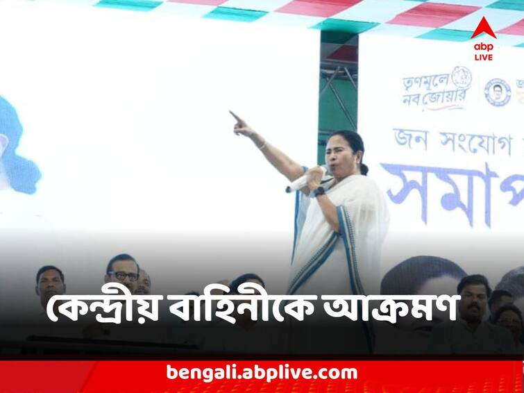 Mamata Banerjee TMC Attacks Central Force deployment for panchayat election cites assembly election murder Mamata Banerjee : 'গুলি চালিয়ে বাংলার মানুষ মেরেছিল সেন্ট্রাল ফোর্স' কেন্দ্রীয় বাহিনীকে আক্রমণ মমতা বন্দ্যোপাধ্যায়