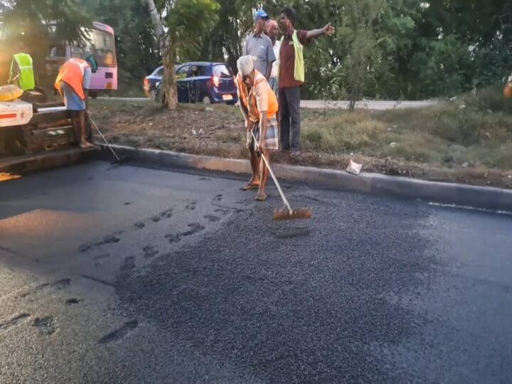 abp nadu impact chengalpattu national highway road issue Chennai - Trichy National Highway work started TNN ABP NADU IMPACT: 5 மாதங்கள் அவதிப்பட்ட வாகன ஓட்டிகள்; சென்னை - திருச்சி தேசிய நெடுஞ்சாலை சீரமைக்கும் பணி துவக்கம்