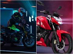 देखिए 2023 हीरो एक्सट्रीम 160R और TVS टीवीएस अपाचे आरटीआर 160 4V का कंपेरिजन, कौन किसपर है भारी