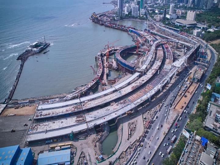 Mumbai BMC Ambitious Coastal Road Is Finally Taking Shape likely open in November 2023 Mumbai Costal Road:  मुंबईकरांना दिवाळी गिफ्ट मिळणार? नोव्हेंबरमध्ये कोस्टल रोड खुला होण्याची शक्यता