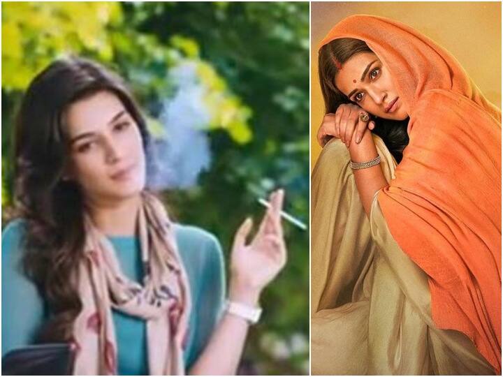 when Adipurush Janaki fame kriti sanon have cigarette in bareilly ki barfi actress shared somking experience Kriti Sanon: सरेआम सिगरेट भी पी चुकी हैं आदिपुरुष की 'जानकी', कृति ने खुद बताया था स्मोकिंग का अनुभव