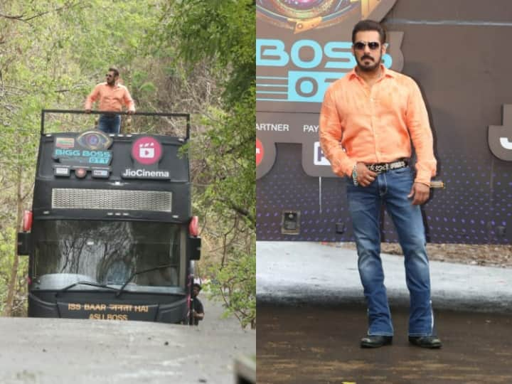 Salman Khan launches Big Boss OTT: एक्टर सलमान खान अपने बिग बॉस ओटीटी 2 के लॉन्च इवेंट में दबंग अवतार में पहुंचे. जिसकी तस्वीरें इस वक्त सोशल मीडिया पर काफी वायरल हो रही हैं.