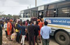 Cyclone Biparjoy : चक्रीवादळ धडकल्यानंतर कशी आहे गुजरातमधील परिस्थिती, फोटोंमधून पाहा वास्तव