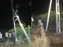 Cyclone Biparjoy: తుపాను ధాటికి నేల కూలుతున్న కరెంట్ పోల్స్, వందలాది గ్రామాల్లో పవర్ కట్