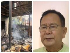 Manipur Violence: கொழுந்து விட்டு எரியும் மணிப்பூர்.. மத்திய அமைச்சர் வீடு தீ வைத்து எரிப்பு..! மீண்டும் பதற்றம்..!