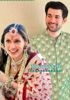 Karan Deol; ਕਰਨ ਦਿਓਲ-ਦ੍ਰਿਸ਼ਾ ਦੀਆਂ ਮਹਿੰਦੀ ਫੰਕਸ਼ਨ ਦੀਆਂ ਤਸਵੀਰਾਂ ਆਈਆਂ ਸਾਹਮਣੇ, ਸੰਨੀ ਦਿਓਲ ਦੀ ਮਹਿੰਦੀ ਨੇ ਲੁੱਟੀ ਮਹਿਫਲ