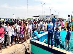 2 மாத மீன் பிடித்தடைகாலம் - பூம்புகாரில் மின்வளத்துறை அதிகாரிகளால் முதல் நாளிலேயே மீனவர்களுக்கு ஏமாற்றம்