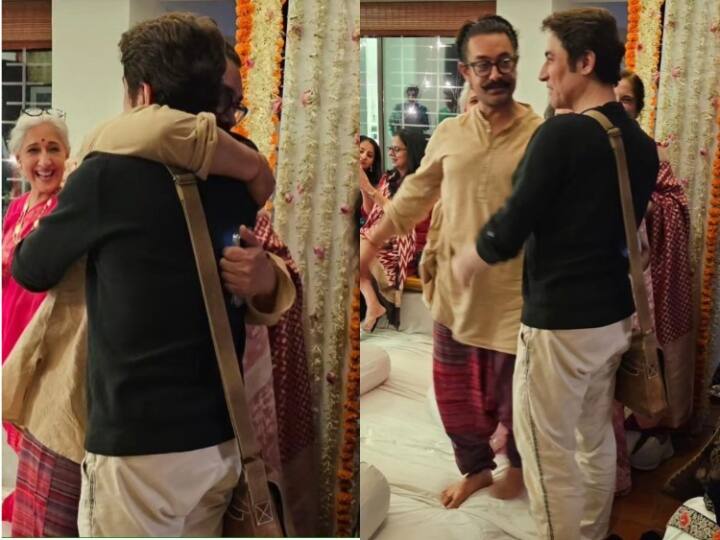 Aamir Khan-Faisal Khan- आमिर खान की मम्मी ज़ीनत के बर्थडे सेलिब्रेशन की तस्वीरें एक्टर की बहन निखत ने अपने इंस्टाग्राम पर शेयर की हैं. इन तस्वीरों में आमिर अपने भाई फैसल के गले लगते नजर आ रहे हैं.