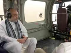 Amit Shah Conducts Aerial Survey Of Cyclone Biparjoy Affected Areas In Kutch, Meets People In Hospital: IN PICS