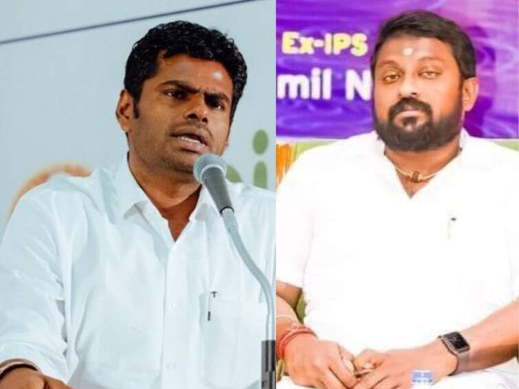 tn bjp leader annamalai condemns dmk govt over bjp cadre sg surya arrest Annamalai Condemns: ”எதிர் குரல்களை கைது செய்து நசுக்க நினைக்காதீங்க” - எஸ்.ஜி.சூர்யா கைதுக்கு கொந்தளிக்கும் அண்ணாமலை
