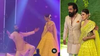 Bobby Deol: ਬੌਬੀ ਦਿਓਲ ਪਤਨੀ Tanya ਨਾਲ ਹੋਏ ਰੋਮਾਂਟਿਕ, ਭਤੀਜੇ ਕਰਨ ਦੇ ਸੰਗੀਤ ਸਮਾਰੋਹ 'ਚ ਬੋਲੇ- ਹਮਕੋ ਸਿਰਫ ਤੁਮਸੇ ਪਿਆਰ...