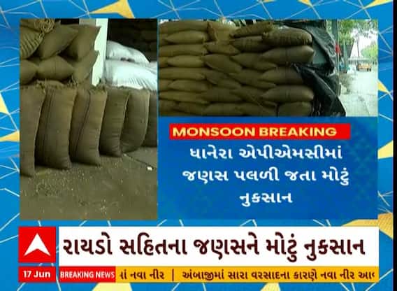 Banaskantha Rain Effect | ભારે વરસાદથી ધાનેરા APMCમાં જણસ પલળી જતાં ભારે નુકસાન