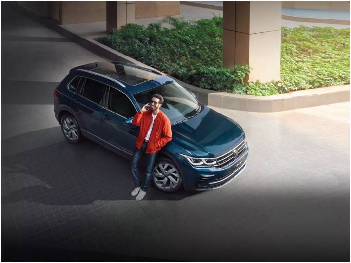 The images of next generation Volkswagen Tiguan suv is revealed  Volkswagen Tiguan: न्यू जेनरेशन फॉक्सवैगन टिगुआन एसयूवी की तस्वीरों का हुआ खुलासा, अगले कुछ महीनों में होगी लॉन्च