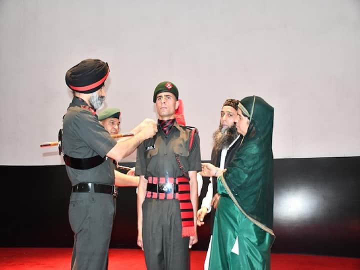 The Jammu and Kashmir Light Infantry proudly witnessed the attestation ceremony of its first batch of Agniveers on June 17 at the prestigious JAK LI Regimental Centre in Srinagar. (Image Source: ANI)