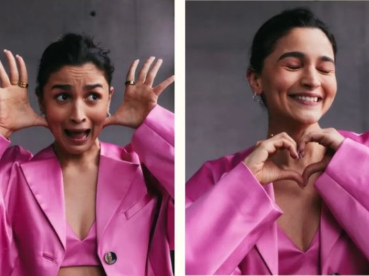 Alia Bhatt raise the temperature in pink dress at airport with Rs 2.3 lakh  bag Part 1, khaskhabar.com
