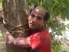 बुलंदशहर में मुस्लिम युवक को पेड़ से बांधकर पीटा, जय श्रीराम के नारे लगवाते हुए दी ये धमकी