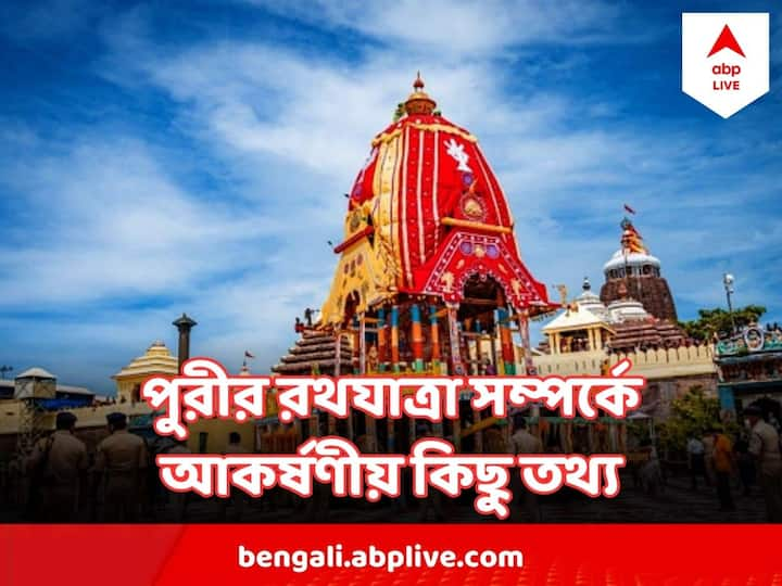 জগন্নাথদেবের রথের নাম ‘নন্দীঘোষ’।  রথের সারথির নাম দারুক।  রথে  থাকে ১৬ টি চাকা।  চাকার পরিধি ৬ ফুট ৬ ইঞ্চি।