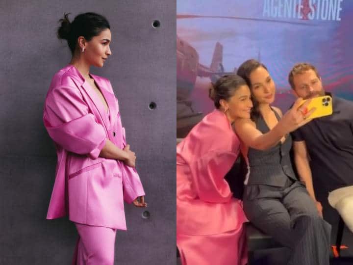 Alia Bhatt In Pink Dress: आलिया भट्ट ने ब्राजील के एक इवेंट में गैल गैडोट के साथ सेल्फी ली. इस दौरान उन्होंने पिंक कलर का आउटफिट पहना हुआ था जिसमें वे बेहद खूबसूरत लग रही थीं.
