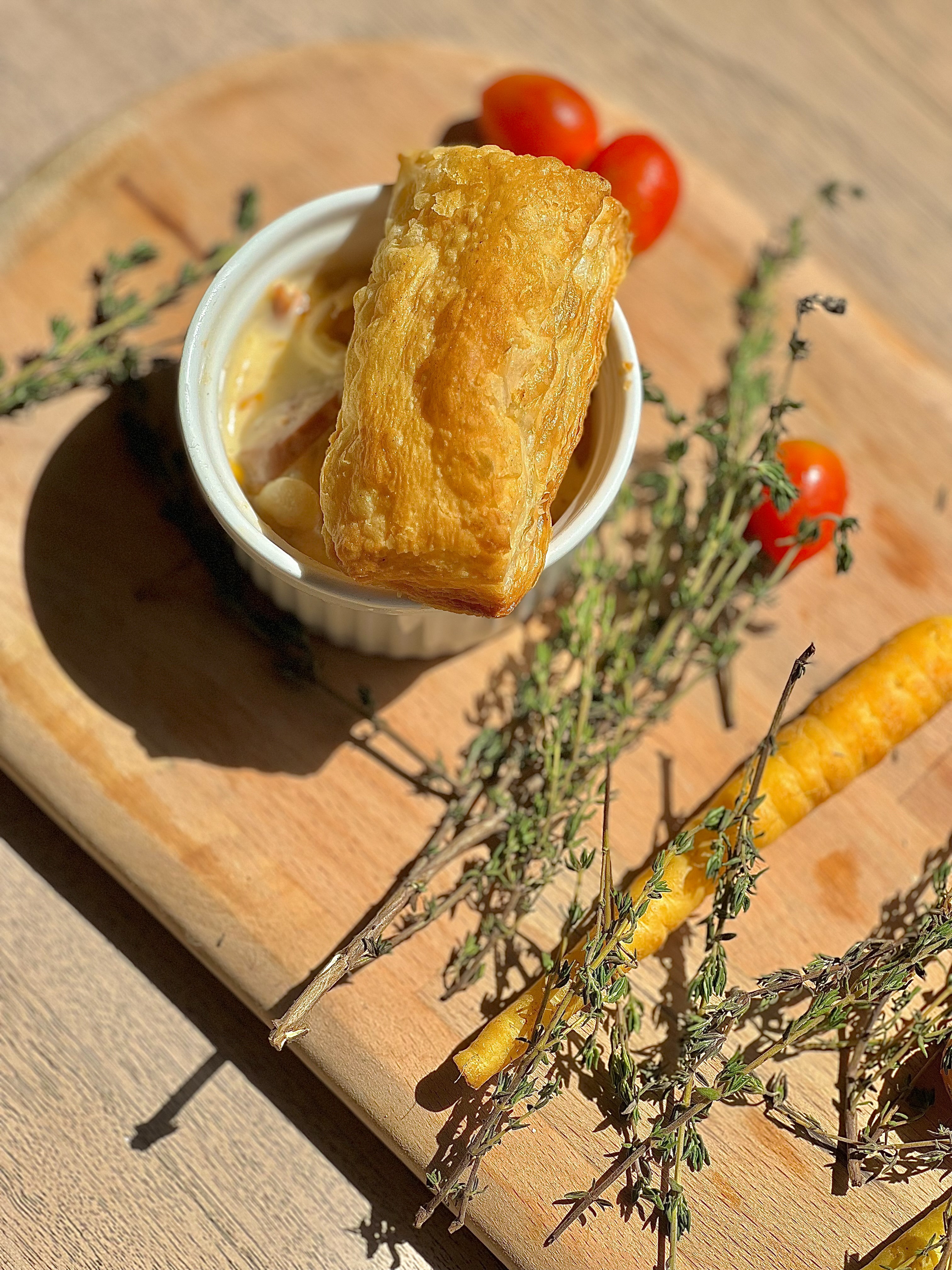 Chicken Sausage Potato Pot Pie (Image Source: Le Meridien Maldives Resort & Spa)