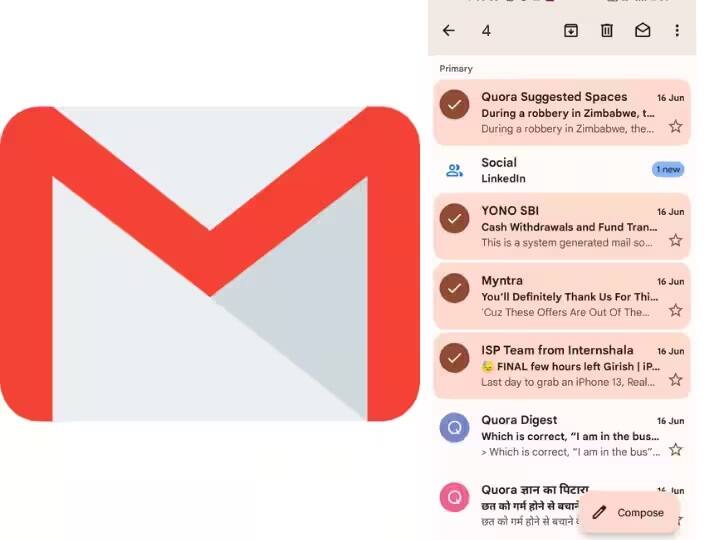 Tech News: દુનિયાની નંબર વન ટેક દિગ્ગજ ગૂગલ પોતાના યૂઝર્સ માટે નવા નવા ઇનૉવેશન અને અપડેટ આપતુ રહે છે, પરંતુ બધા યૂઝર્સ આનો ઉપયોગ નથી કરી શકતા, કેમકે પુરેપુરી જાણકારીનો અભાવ હોય છે. આવી જ એક ટિપ્સ છે ગૂગલ જીમેઇલની. જો તમારું મેઈલ બૉક્સ હજારો મેઈલથી ભરેલું હોય તો તેને ખાલી કરવું બહુ આસાન નથી, એટલે કે તમે એક ક્લિકમાં આગળના તમામ મેઇલ્સને કાઢી શકતા નથી. જાણો આસાન રીત....