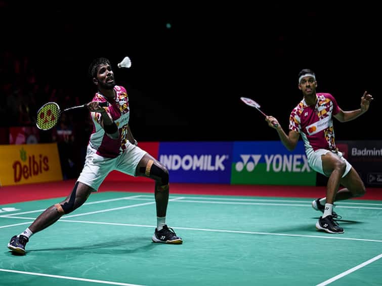 印度的 Satwiksairaj Rankireddy 和 Chirag Shetty 击败马来西亚的 Aaron Chia 和 Soh Wooi Yik 赢得了#IndonesiaOpen2023 的决赛