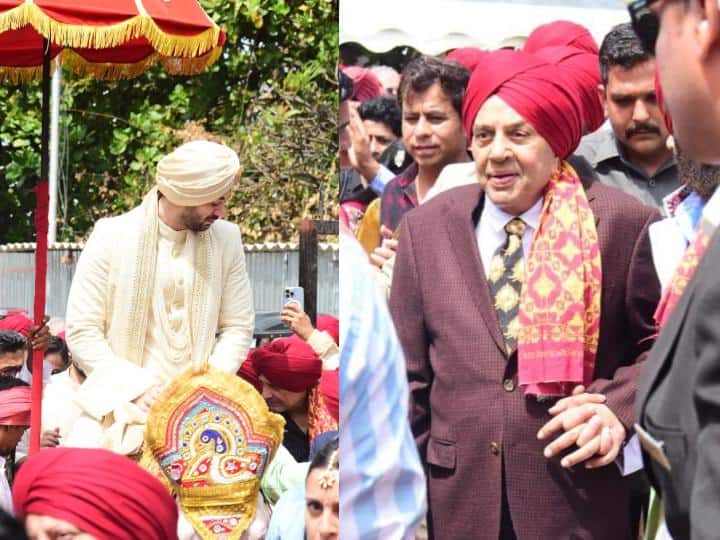 Karan Deol Wedding: ढोल-नगाड़ों के साथ निकली सनी देओल के बेटे करण की बारात, खुशी से झूम उठे दादा धर्मेंद्र