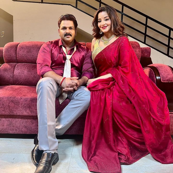 दरअसल मोनालिसा ने अपनी कुछ तस्वीरें इंस्टाग्राम पर शेयर की हैं. जिसमें वो भोजपुरी सिनेमा के सुपरस्टार पवन सिंह के साथ नजर आ रही हैं.