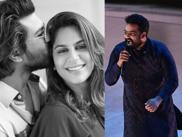 Kaala bhairava creates a beautiful tune for ram charan upasana upcoming baby Kaala bhairava: ఉపాసనకు పుట్టబోయే బిడ్డ కోసం కాలభైరవ స్పెషల్ ట్యూన్, సంతోషంలో మునిగిపోయిన చెర్రీ!