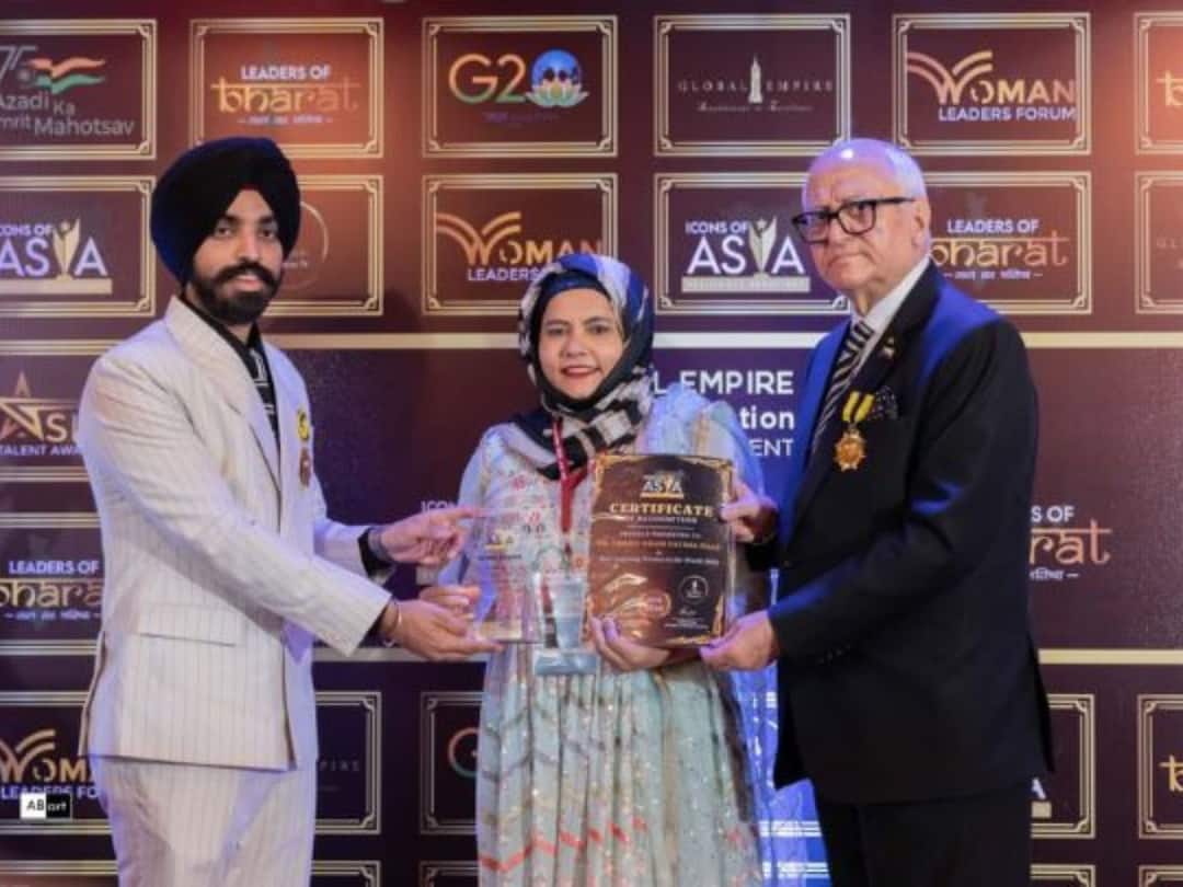 Dr Naaz Fatima Honoured At IOA & WLF Dubai'23 As Most Inspiring Woman Dr Naaz Fatima Honoured At IOA & WLF Dubai'23 As Most Inspiring Woman