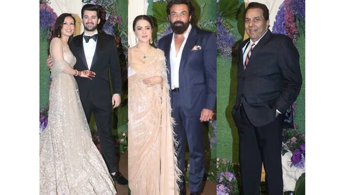 Karan Deol and Drisha Acharya Wedding: ਕਰਨ ਦਿਓਲ ਅਤੇ ਦ੍ਰਿਸ਼ਾ ਅਚਾਰੀਆ ਆਪਣੇ ਵਿਆਹ ਤੋਂ ਬਾਅਦ ਰਿਸੈਪਸ਼ਨ ਪਾਰਟੀ ਦੇ ਚੱਲਦੇ ਲਗਾਤਾਰ ਸੁਰਖੀਆਂ ਵਿੱਚ ਹਨ।