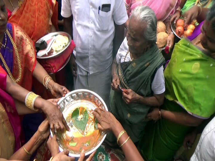 Dindugal: 85 பேர் கொண்ட குடும்பத்தினருடன் 102வது பிறந்த நாளை கொண்டாடிய மூதாட்டி