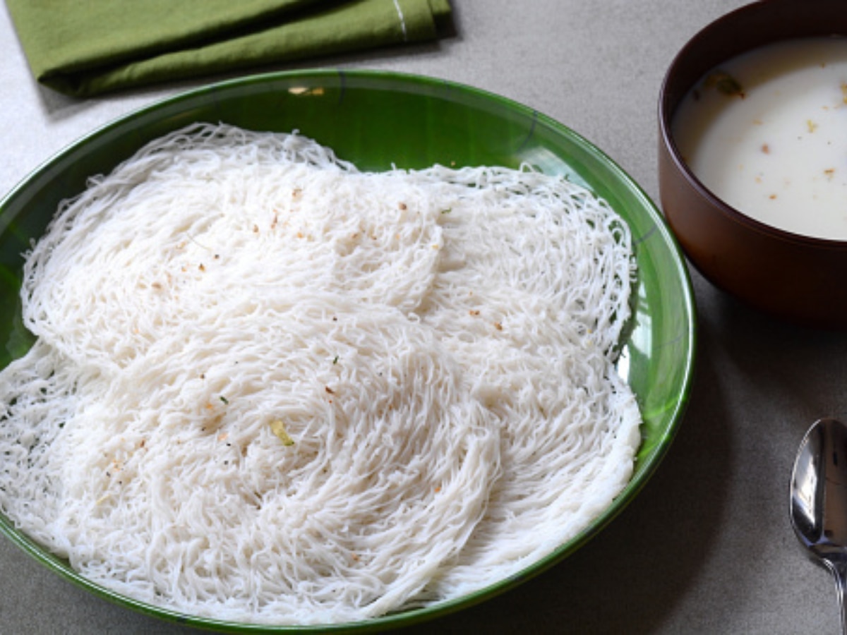 Idiyappam with coconut milk- A South Indian delight (Image Source: Getty)
