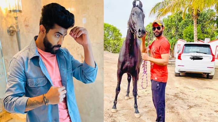 Ravindra Jadeja Horse Riding Photo: ਭਾਰਤੀ ਕ੍ਰਿਕਟਰ ਰਵਿੰਦਰ ਜਡੇਜਾ ਦਾ ਘੋੜ ਸਵਾਰੀ ਨਾਲ ਪਿਆਰ ਕਿਸੇ ਤੋਂ ਲੁਕਿਆ ਨਹੀਂ ਹੈ। ਇਸ ਦੇ ਨਾਲ ਹੀ ਭਾਰਤੀ ਆਲਰਾਊਂਡਰ ਕਾਫੀ ਸਮੇਂ ਬਾਅਦ ਘੋੜੇ 'ਤੇ ਸਵਾਰ ਨਜ਼ਰ ਆਏ।