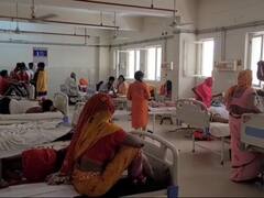 गाजीपुर में हर दिन बढ़ रही हीटवेव के मरीजों की संख्या, अस्पताल में लगाए गए कूलर-एसी