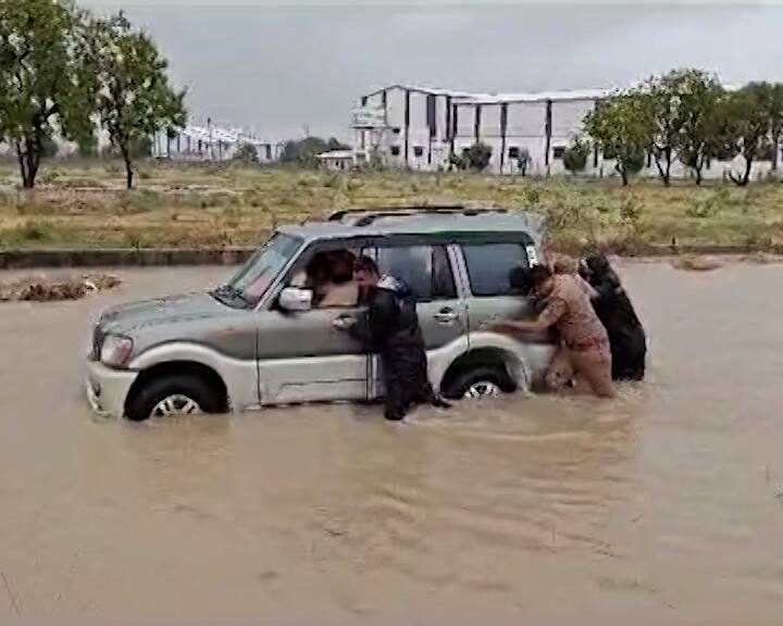 In the last 24 hours, 24 talukas of the state received rain, with Banaskantha Danta receiving five inches of rain છેલ્લા 24 કલાકમાં રાજ્યના 24 તાલુકામાં વરસાદ પડ્યો, સૌથી વધુ બનાસકાંઠાના દાંતામાં 5 ઇંચ