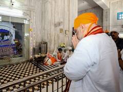 रैली से पहले गृह मंत्री अमित शाह पहुंचे सिरसा के चिल्ला साहिब गुरुद्वारे, दर्शन के बहाने की सिखों को साधने की कोशिश