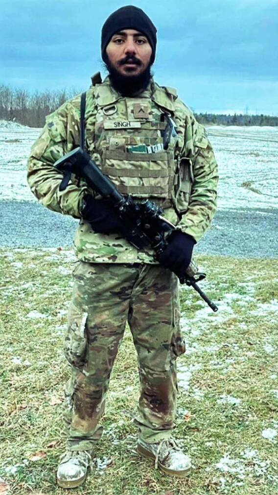 US Army 'ਚ ਭਰਤੀ ਹੋਣ ਤੋਂ ਬਾਅਦ ਪਹਿਲੀ ਵਾਰ ਪਿੰਡ ਪੁੱਜਿਆ ਸਿੰਘ