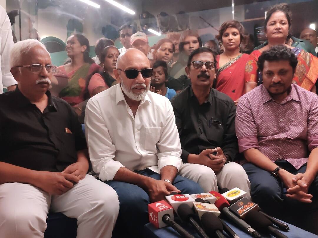 'இதற்கு எல்லாம் பயப்பட மாட்டோம் என முதல்வர் முன்மொழிந்ததை நான் வழிமொழிகிறேன்’ - நடிகர் சத்யராஜ்