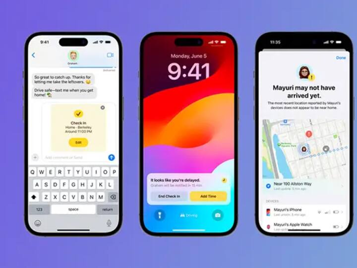 IOS 17 में चेक-इन की सुविधा मिलती है यूजर्स को अपने दोस्तों या परिवार को यात्रा से जुडी अपडेट देने में मदद करता है. एंड्रॉइड फोन में Google ने 2020 में पर्सनल सेफ्टी ऐप के भीतर सेफ्टी चेक फीचर दिया था. इसके अलावा नए OS में Live वौइस मेल और facetime voicemail की सुविधा भी दी गई है.