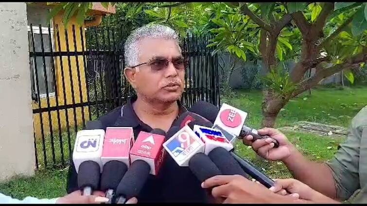 BJP Leader Dilip Ghosh Criticizes The Stand Of ISF MLA Naushad Siddiqui On Withdrawal Of Nomination Panchayat Election:'প্রার্থী দিয়ে তুলে নেওয়া গণতন্ত্রের পরিপন্থী', নৌশাদের প্রস্তাবে প্রতিক্রিয়া দিলীপ ঘোষের