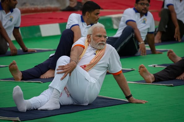 International Yoga Day: PM Modi To Lead 1st Overseas Celebrations In US Rajnath Singh International Yoga Day: PM Modi Arrives In New York, To Lead Celebrations At UN HQ