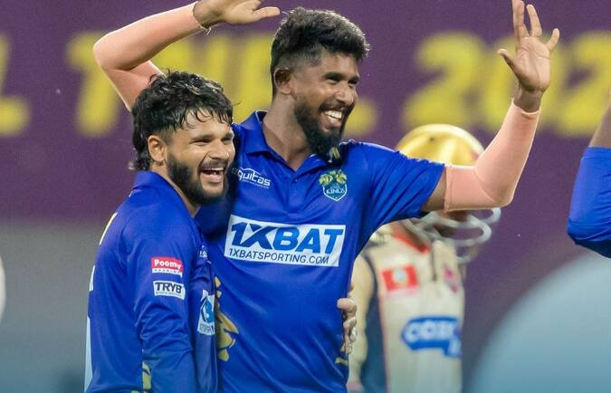 சேப்பாக்க அணியின் அனைத்து வீரர்களும் சொற்ப ரன்களில் ஆட்டம் இழந்தனர். 20 ஓவர் முடிவில் 126 ரன்கள் மட்டுமே அடித்திருந்தது சேப்பாக்க அணி.அதிகபட்சமாக ஹரிஷ் குமார் மட்டும் 32 ரன்கள் அடித்தார்.