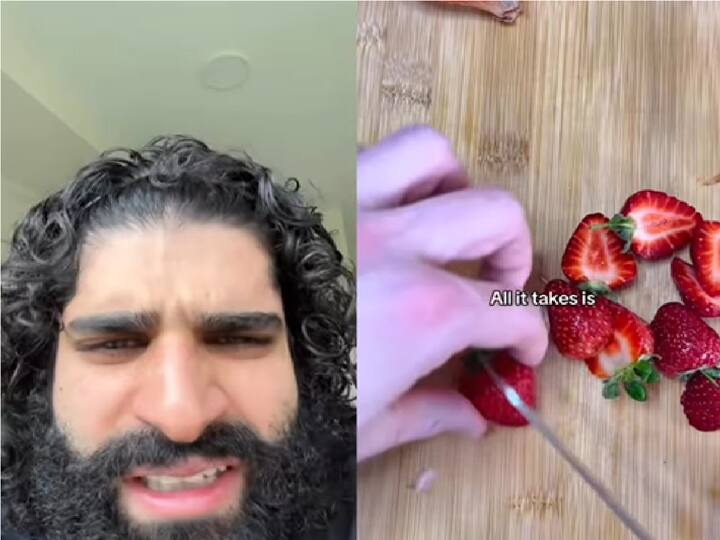 Internet Explodes With Outrage As Bizarre 'Strawberry Biryani' Recipe Goes Viral Watch Video Internet Explodes With Outrage As Bizarre 'Strawberry Biryani' Recipe Goes Viral, Prompting Collective Cry Of 'No!'