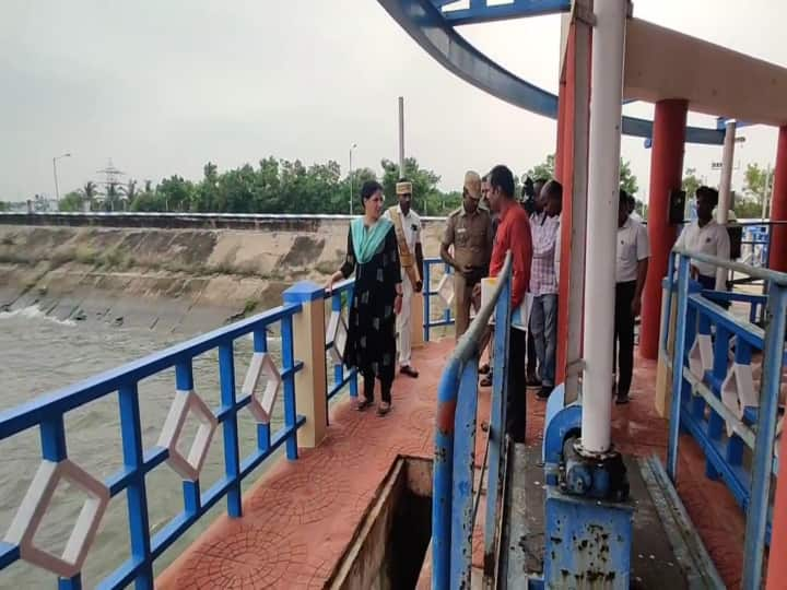 Kanchipuram District Collector conducted a surprise survey as the chembarambakkam lake water level continued to rise TNN Rain: தொடர் மழை எதிரொலி செம்பரம்பாக்கம் சென்ற கலெக்டர்; காத்திருந்த அதிர்ச்சி - பறந்த உத்தரவு