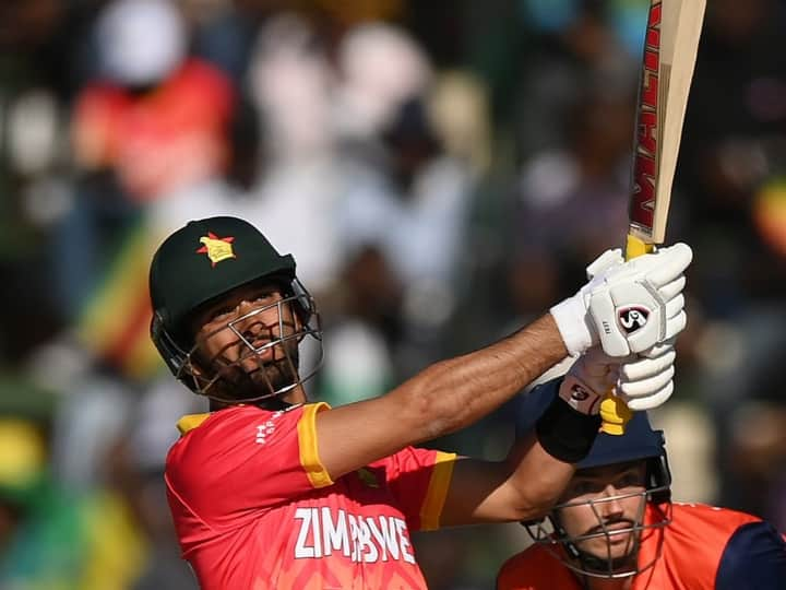 World Cup Qualifiers 2023 ZIM vs NED Sikandar Raza smashed fastest ODI century for Zimbabwe and took 4 wickets ZIM vs NED: सिकंदर रजा ने 54 गेंद में शतक जड़ रचा इतिहास, जिम्बाब्वे को दिलाई सबसे बड़ी जीत